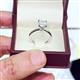 2 - Elodie 1.00 ct IGI Certified Lab Grown Diamond Round (6.50 mm) Solitaire Engagement Ring 