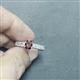 2 - Florie Classic 7x5 mm Oval Cut Pink Tourmaline Solitaire Engagement Ring 