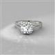 2 - Roial Semi Mount Halo Engagement Ring 