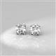 4 - Alina 2.00 ctw (6.50 mm) IGI Certified Lab Grown Diamond Solitaire Stud Earrings 