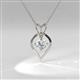 2 - Sallie Diamond Heart Pendant 