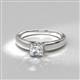 2 - Annora Princess Cut Diamond Solitaire Engagement Ring 