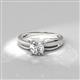 2 - Kelila IGI Certified 6.50 mm Round Diamond Solitaire Engagement Ring 