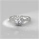 2 - Jolie Signature Diamond Floral Halo Engagement Ring 