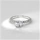 2 - Viona Signature Emerald Solitaire Engagement Ring 