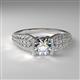 4 - Alair Signature Round Diamond Engagement Ring 