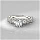 2 - Carina Signature Round Diamond Engagement Ring 