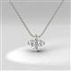 2 - Anthea Diamond Floral Pendant 