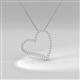 2 - Avery Diamond Heart Pendant 
