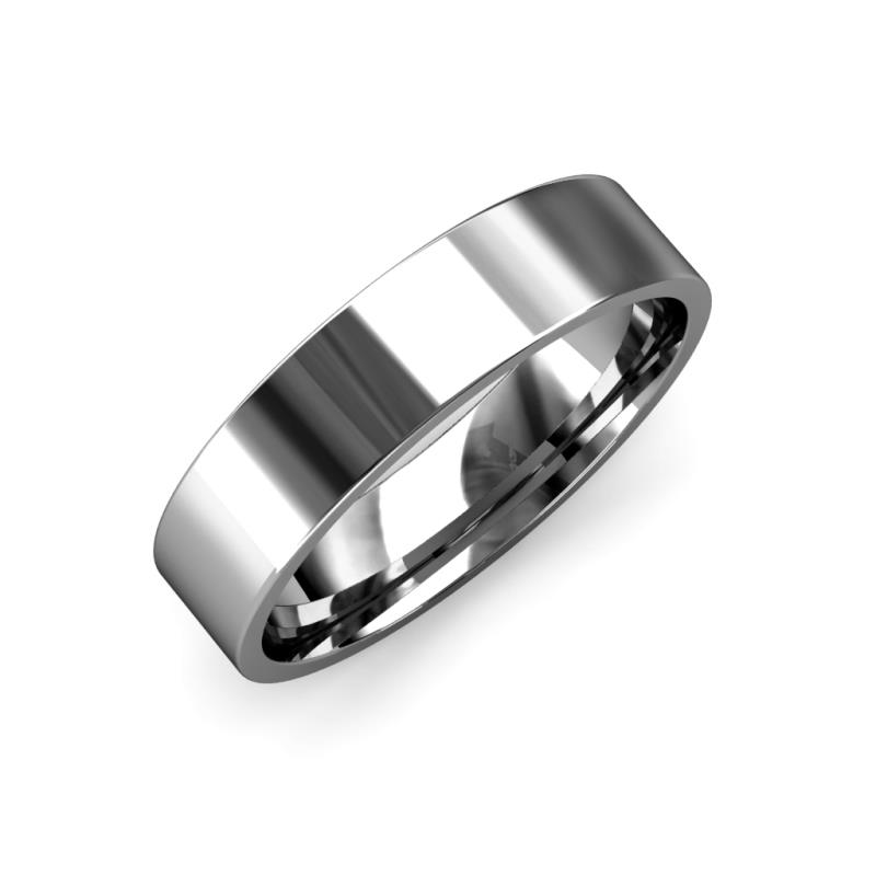 Aidan High Polish 2.00 mm Flat Comfort Fit Unisex Wedding Band 