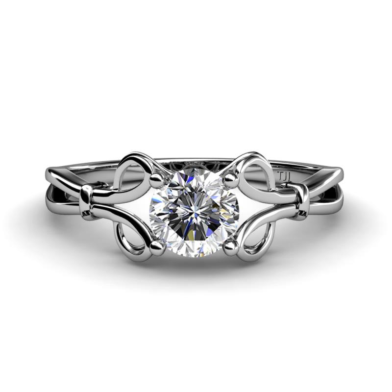 Trissie Semi Mount Floral Engagement Ring 