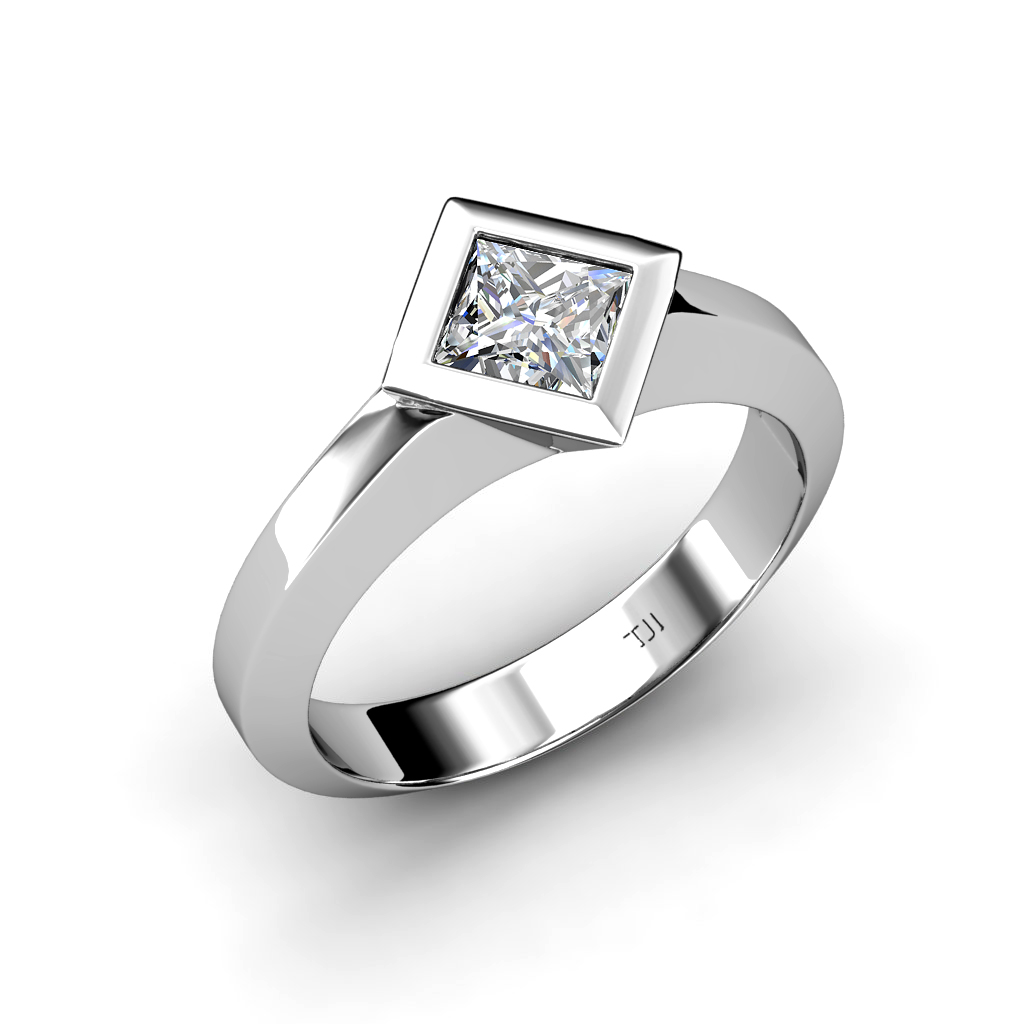 Emilia Semi Mount East West Engagement Ring 