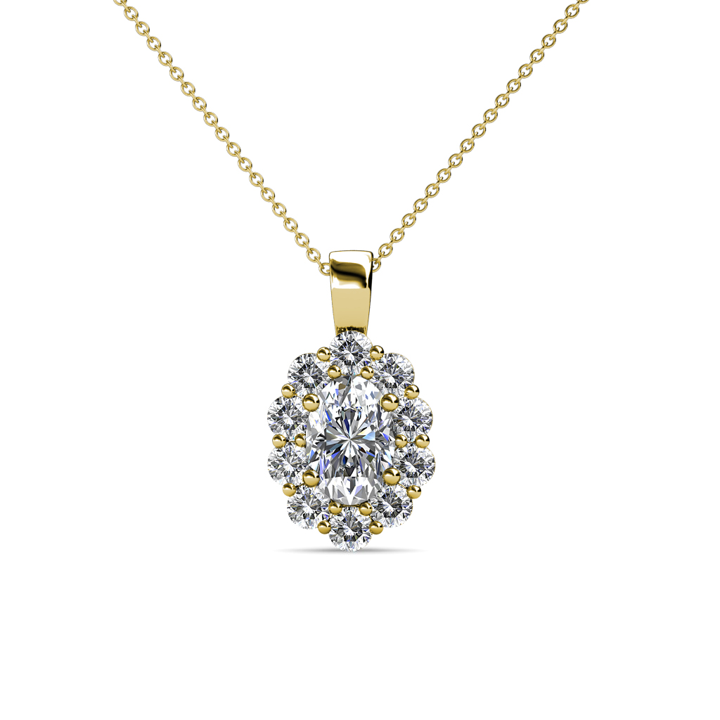 Cadena Semi Mount Halo Pendant 