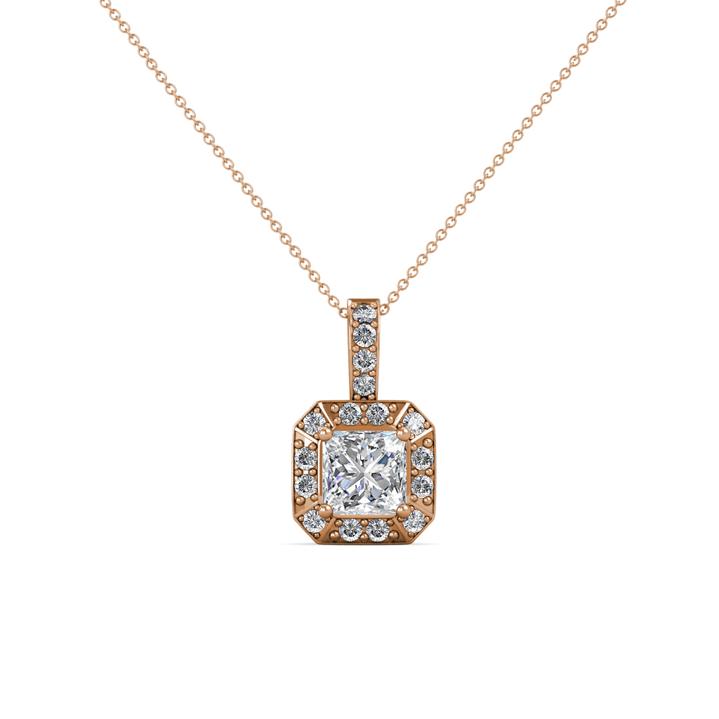 Kiani Semi Mount Halo Pendant 