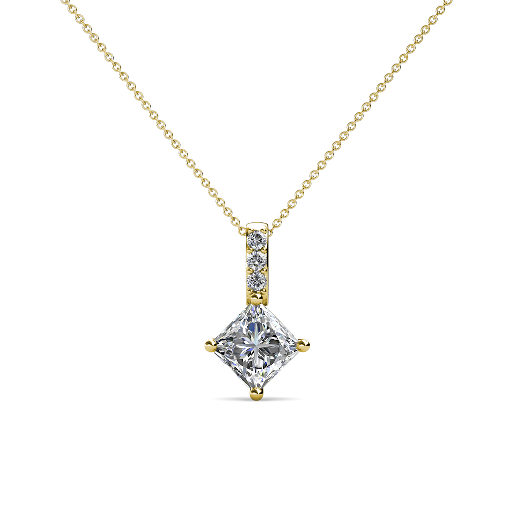 Aurel Semi Mount Solitaire Pendant 