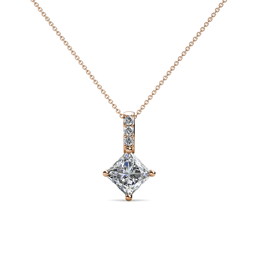 Aurel Semi Mount Solitaire Pendant 