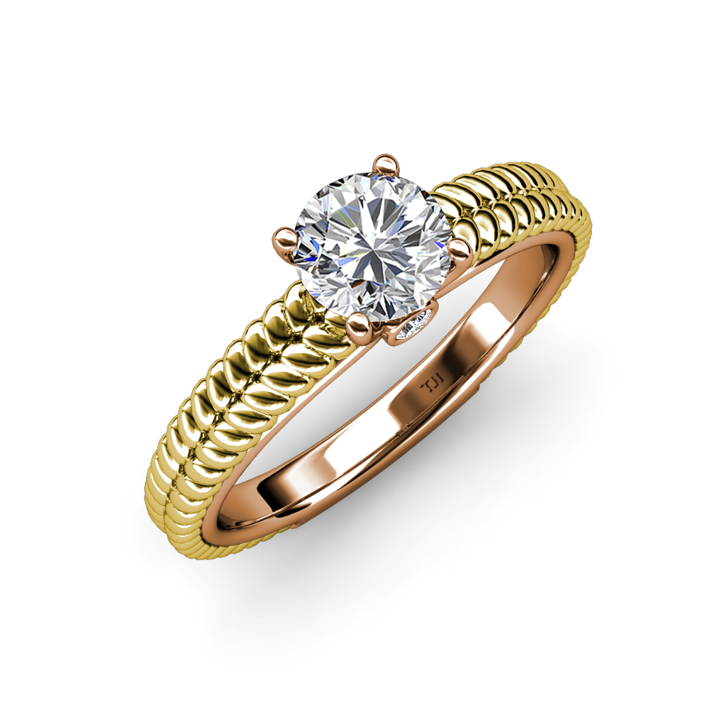 Kelis Desire Semi Mount Braided Engagement Ring  