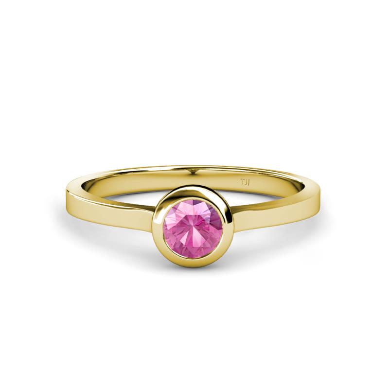 Natare 0.53 ct Pink Sapphire Round (5.00 mm) Solitaire Engagement Ring  
