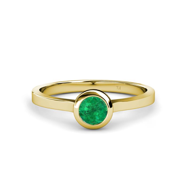 Natare 0.40 ct Emerald Round (5.00 mm) Solitaire Engagement Ring  