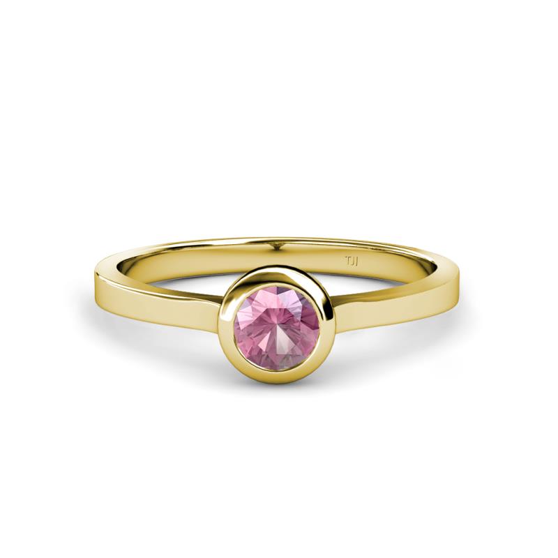 Natare 0.40 ct Pink Tourmaline Round (5.00 mm) Solitaire Engagement Ring  
