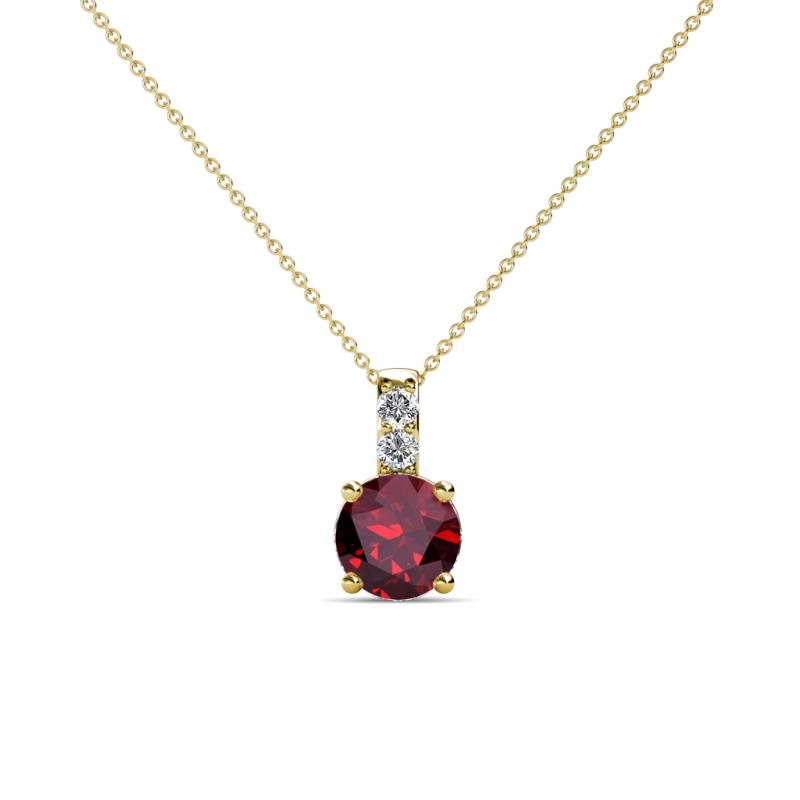 Celyn Ruby and Diamond Pendant 