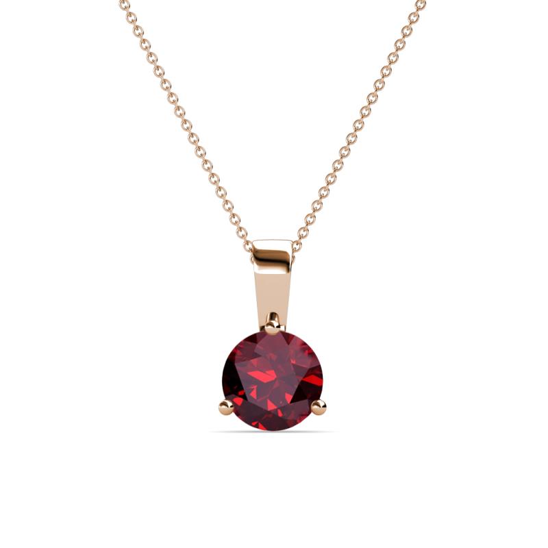 Calista 6.00 mm Ruby Solitaire Pendant 