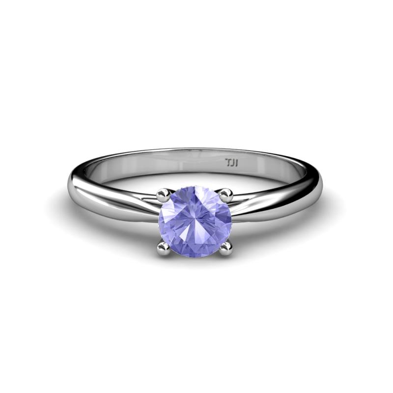 Celine 6.50 mm Round Tanzanite Solitaire Engagement Ring 