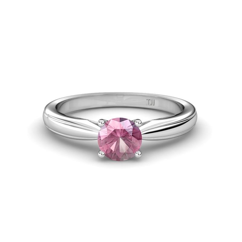Adsila Pink Tourmaline Solitaire Engagement Ring 