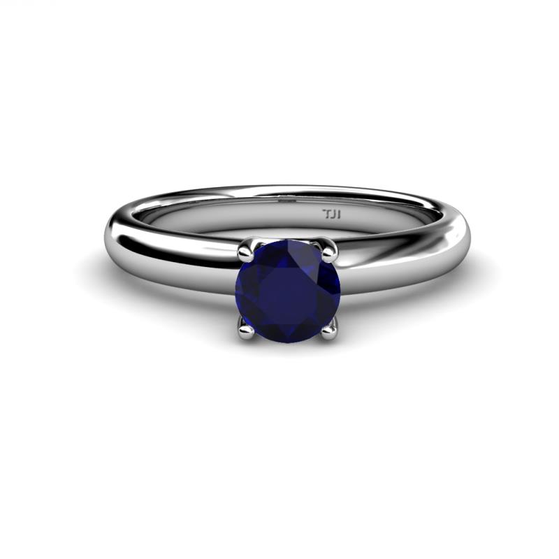 Bianca Blue Sapphire Solitaire Ring  