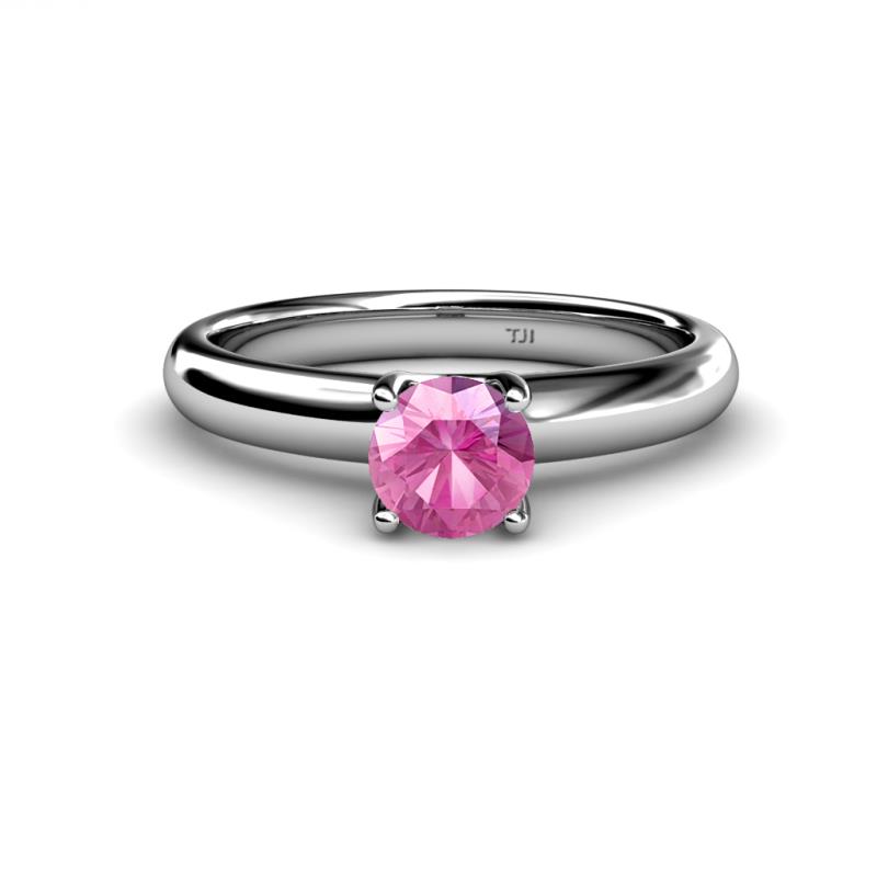 Bianca Pink Sapphire Solitaire Ring  