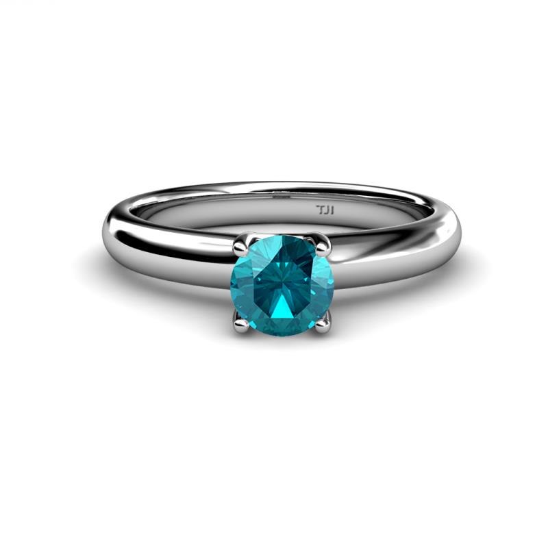 Bianca London Blue Topaz Solitaire Ring  