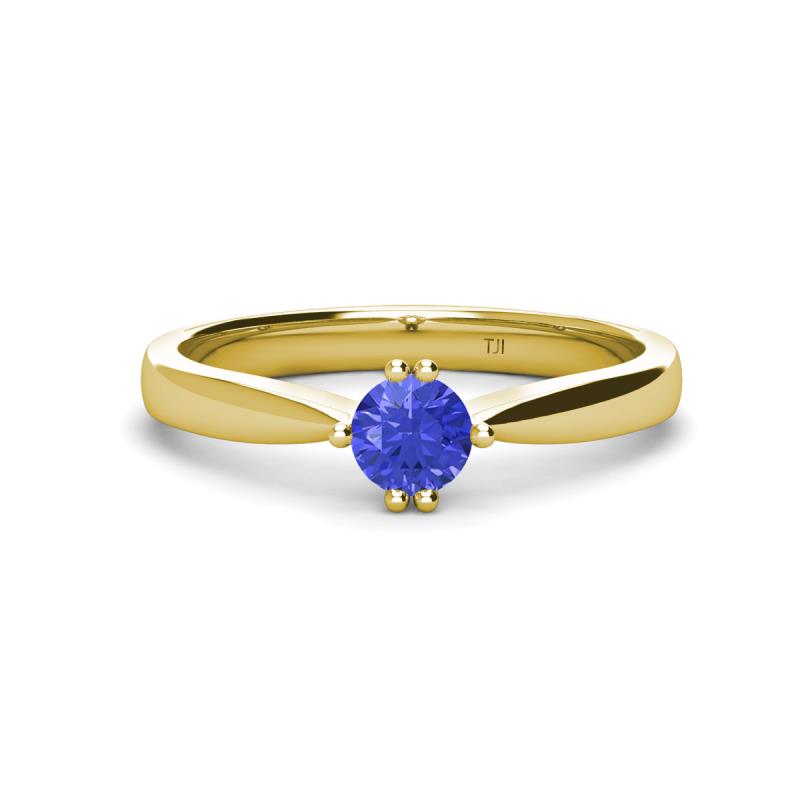 Isla 5.00 mm Round  Tanzanite Solitaire Engagement Ring  