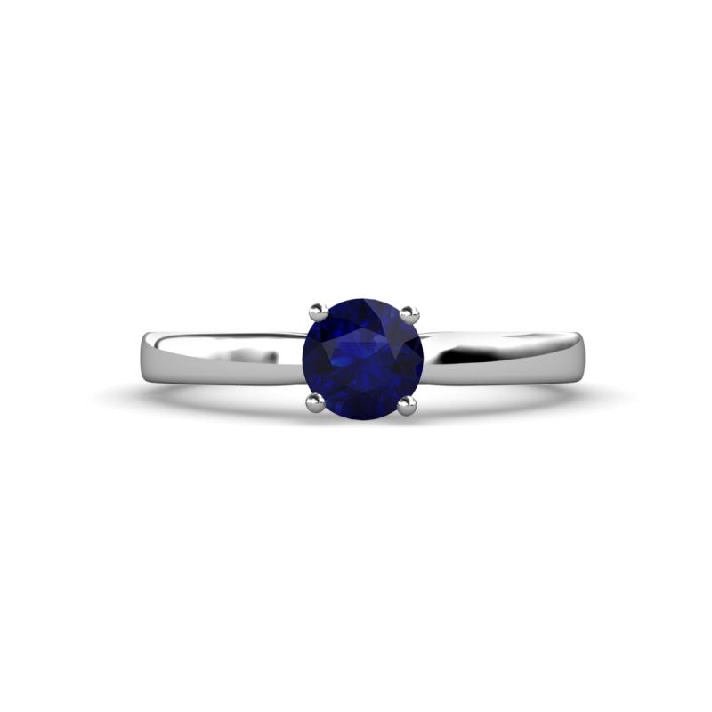 Annora Blue Sapphire Solitaire Engagement Ring 