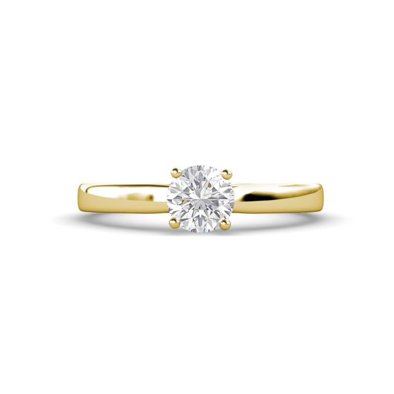 Annora White Sapphire Solitaire Engagement Ring 