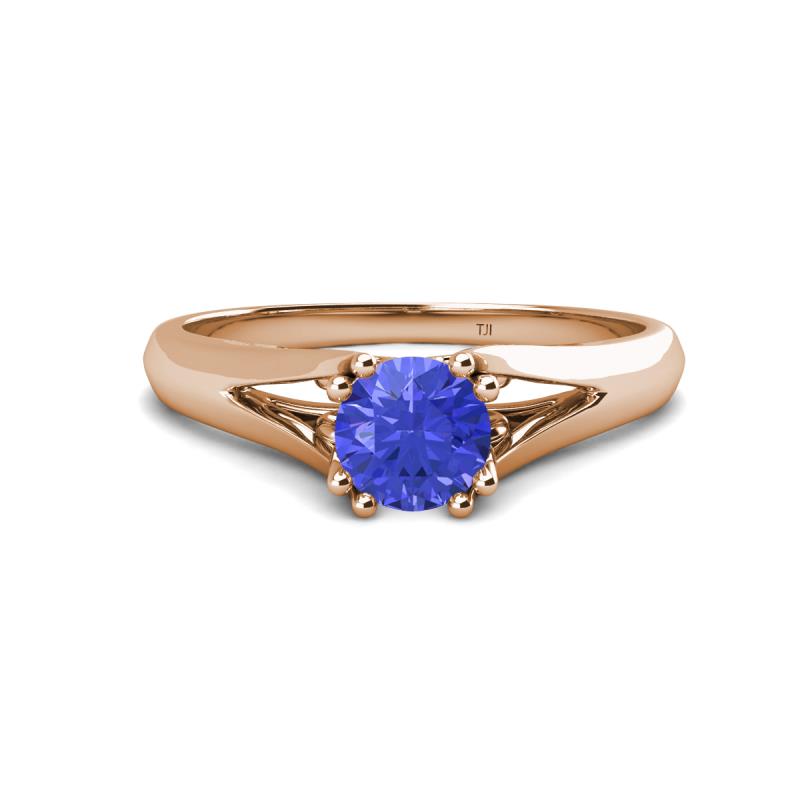 Adira 6.50 mm Round Tanzanite Solitaire Engagement Ring 