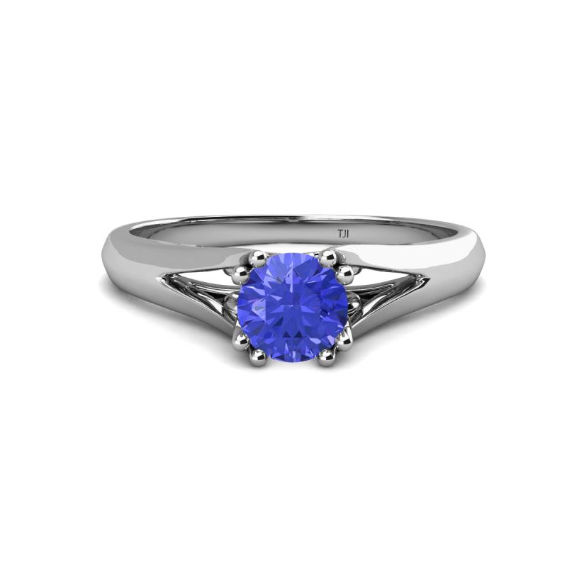 Adira 6.50 mm Round Tanzanite Solitaire Engagement Ring 