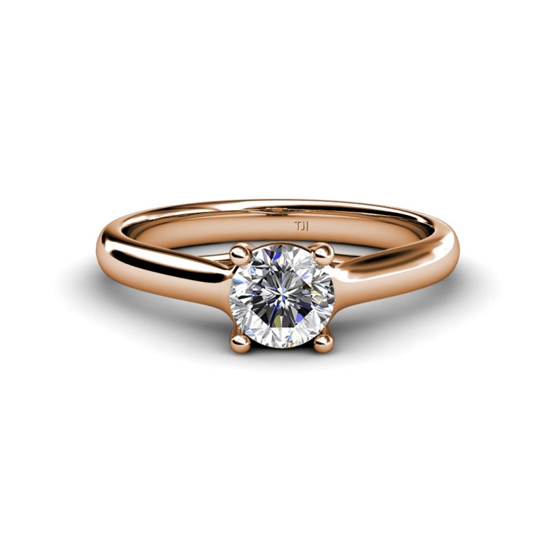 Corona Diamond Solitaire Engagement Ring 