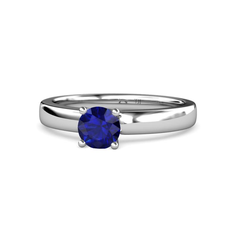 Kyle Blue Sapphire Solitaire Ring  