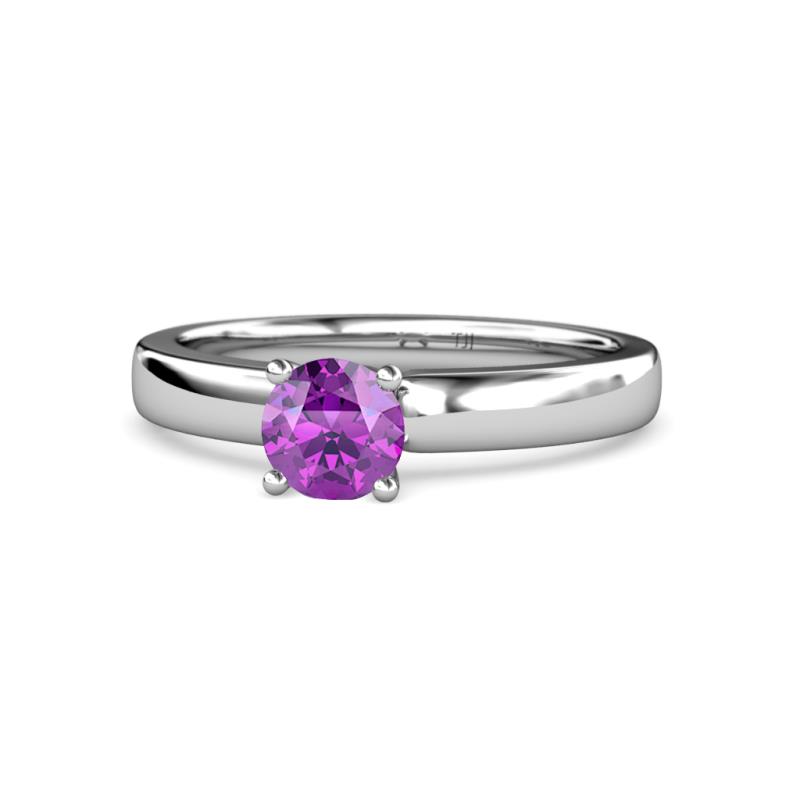 Kyle Amethyst Solitaire Ring  