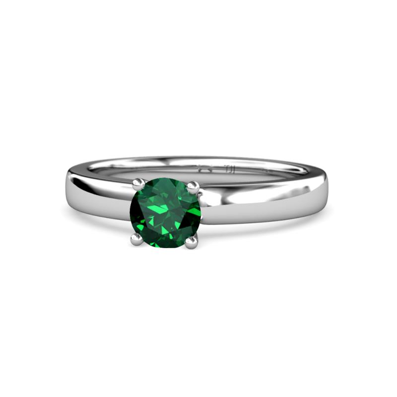 Kyle Emerald Solitaire Ring  