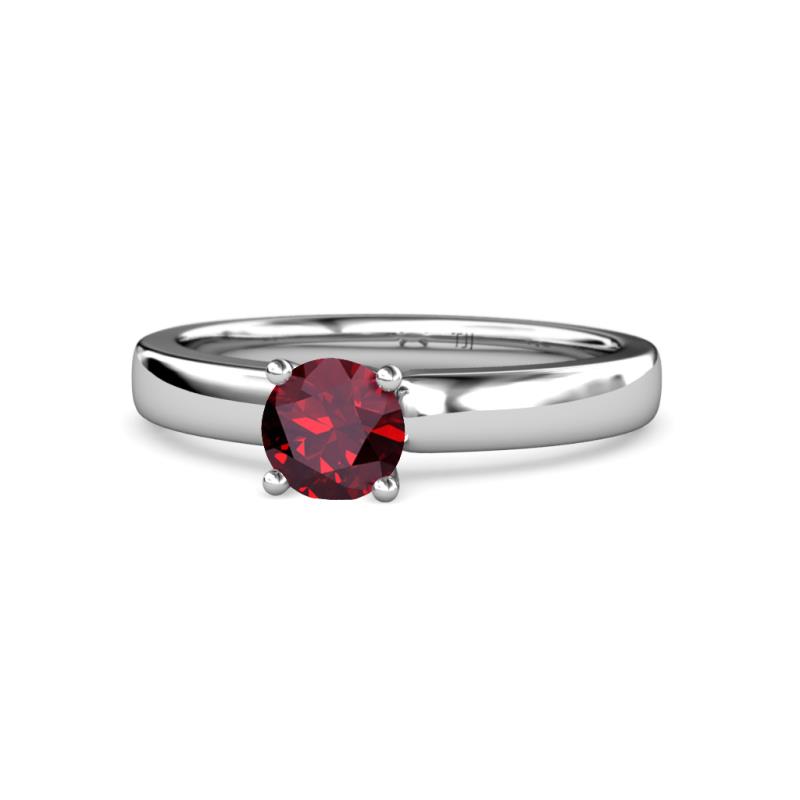 Kyle Ruby Solitaire Ring  