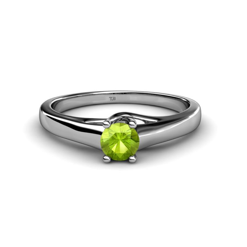 Nixie 0.50 ct Peridot Round (5.00 mm) Solitaire Engagement Ring  
