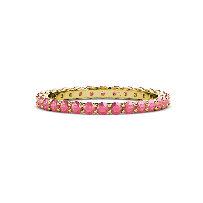 Evelyn 2.00 mm Pink Tourmaline Eternity Band 