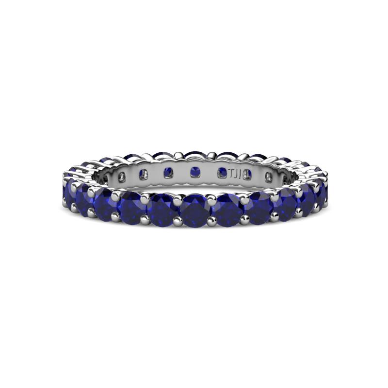 Evelyn 3.00 mm Blue Sapphire Eternity Band 