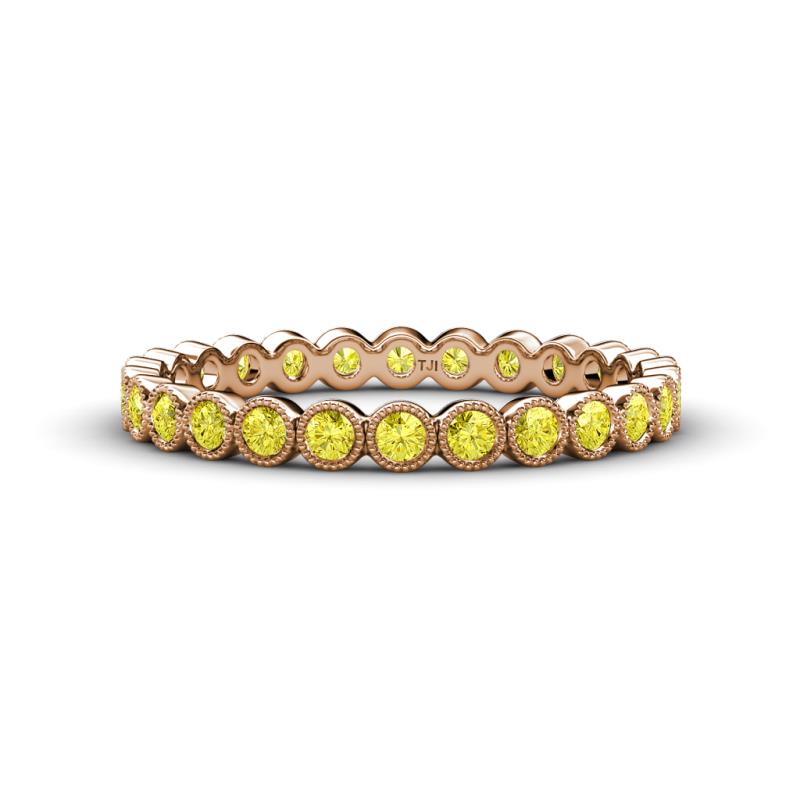 Arria 2.40 mm Yellow Sapphire Eternity Band 