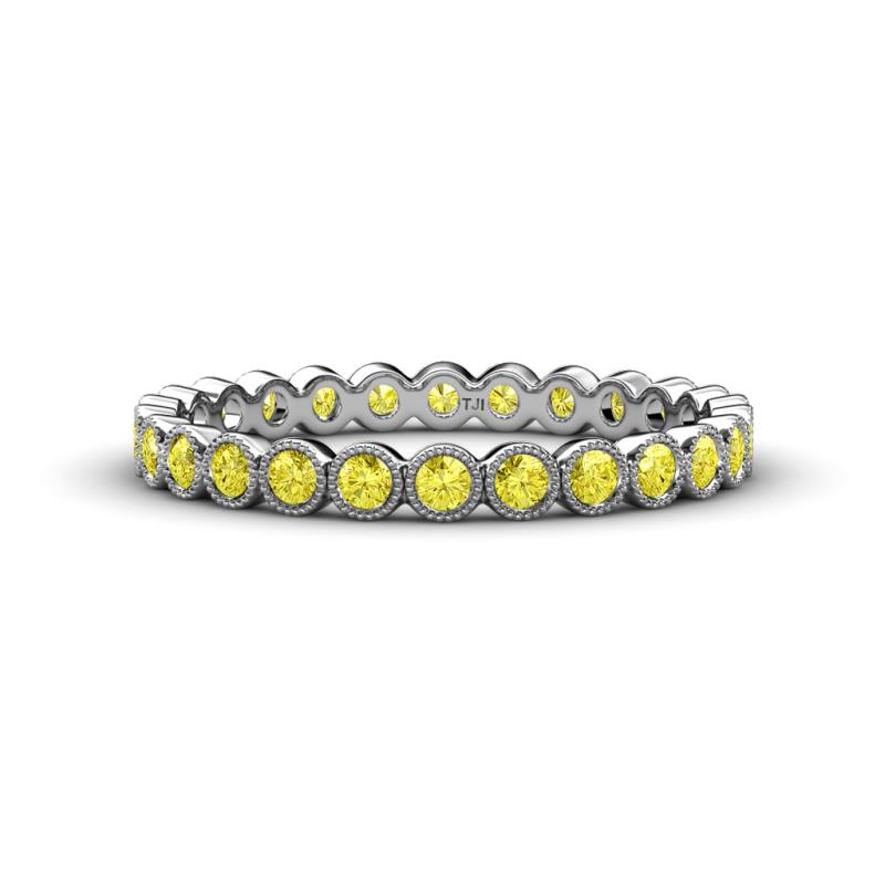 Arria 2.40 mm Yellow Sapphire Eternity Band 