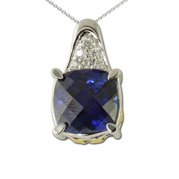 Blue Sapphire Pendant 