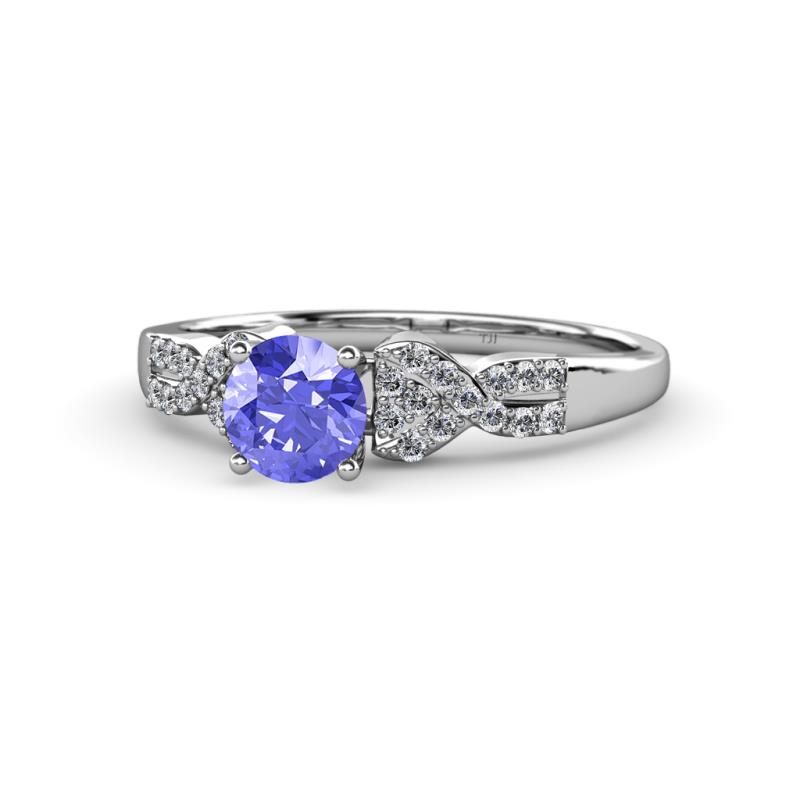 Keyna Tanzanite and Diamond Engagement Ring 