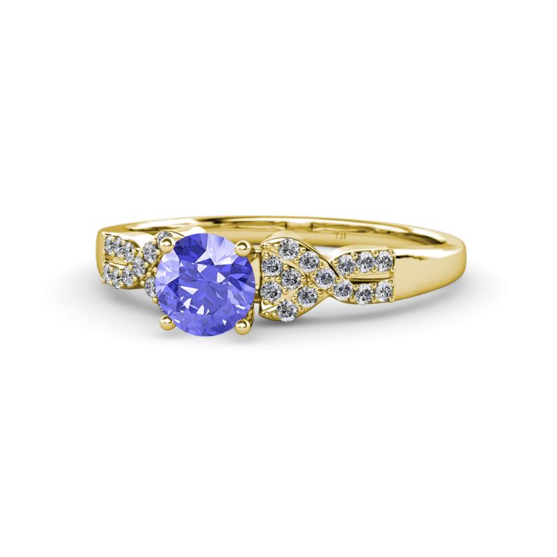 Keyna Tanzanite and Diamond Engagement Ring 