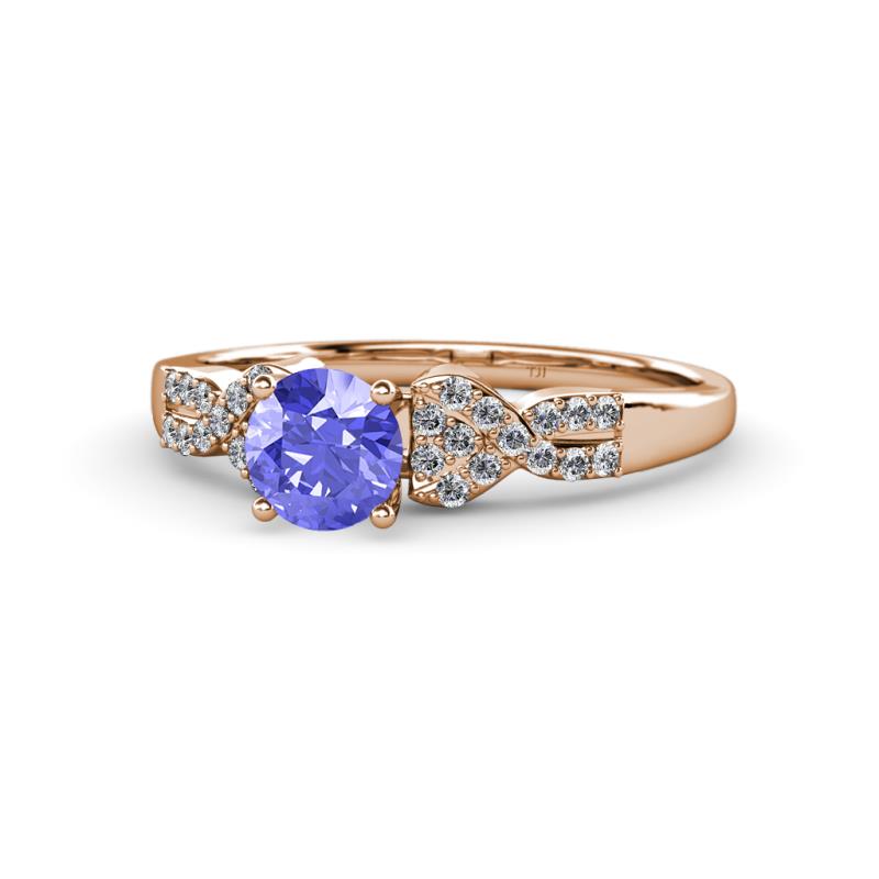 Keyna Tanzanite and Diamond Engagement Ring 